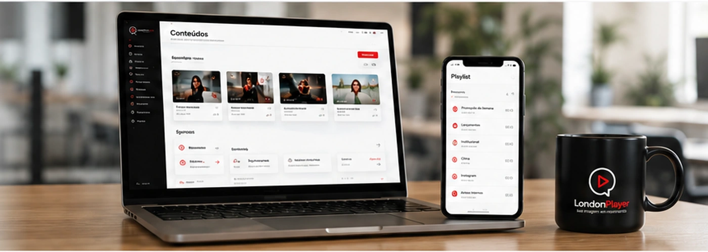 LondonPlayer em notebook e celular